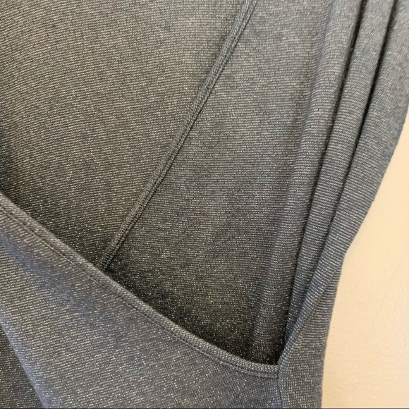 Michael Stars Cross Back Metallic Knit Long Sleeve - Picture 4 of 6